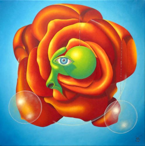 Transformatie,  Transformation,  2006    (50x50 cm)  