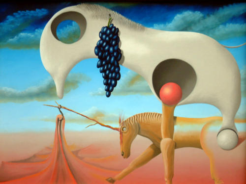 Pinokioale eenhoorn,    Pinocchioal Unicorn,1986   (40x50 cm)