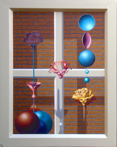 De metamorfose van de roos,  The metamorphosis of the rose,  2003   (80x60 cm)