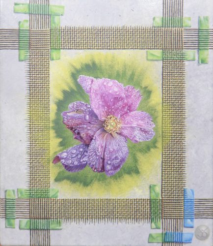 Malva-alcea  2025  (35x30 cm)